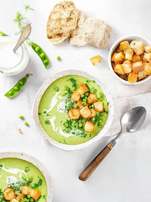 Thomas Kellers English Green Pea Soup